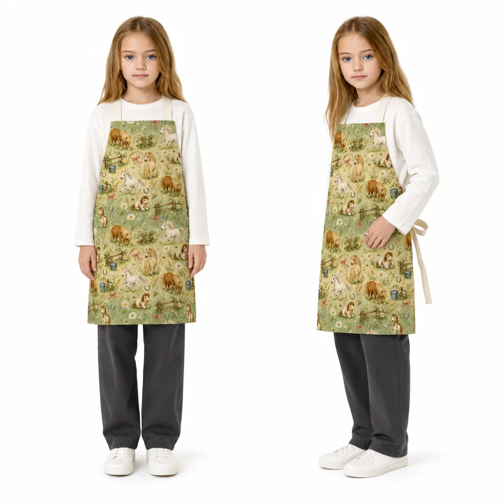 Pony Daisy Ranch All-Over Print Apron - worn by model