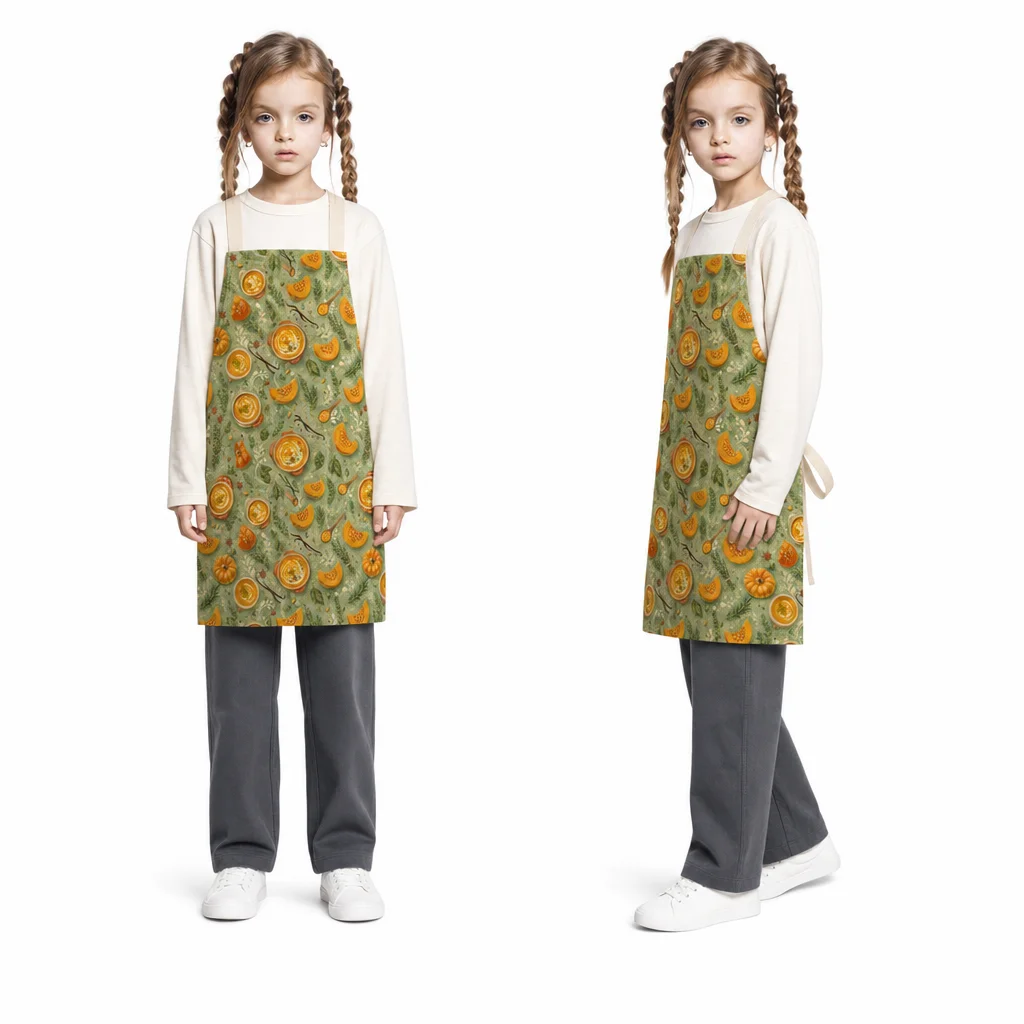 Pumpkin Soup All-Over Print Apron - worn by model